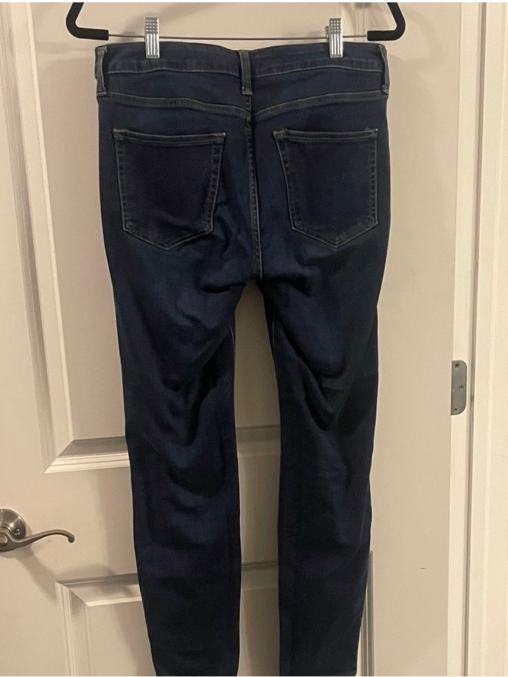 Women's Skinny Jeans Trio - Dark Blue, Medium Blue, Light Blue Distressed - Picture 4 of 11